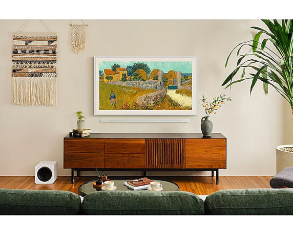 nz-the-frame-qa50ls03dasxnz-samsung-tv-front-black