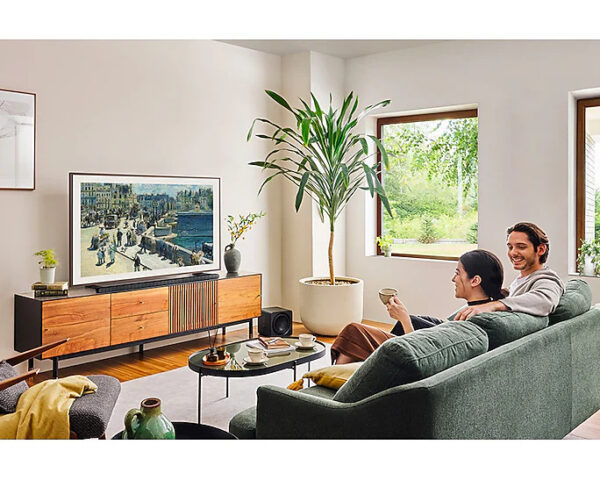 nz-the-frame-qa50ls03dasxnz-samsung-tv-front-black